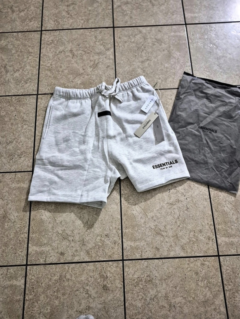 Essentials Athletic Shorts in Gray NWT